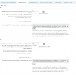 Customer Registration and recaptcha